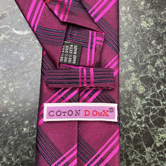 COTON DEUX 100% silk ties - Picture 3 of 9